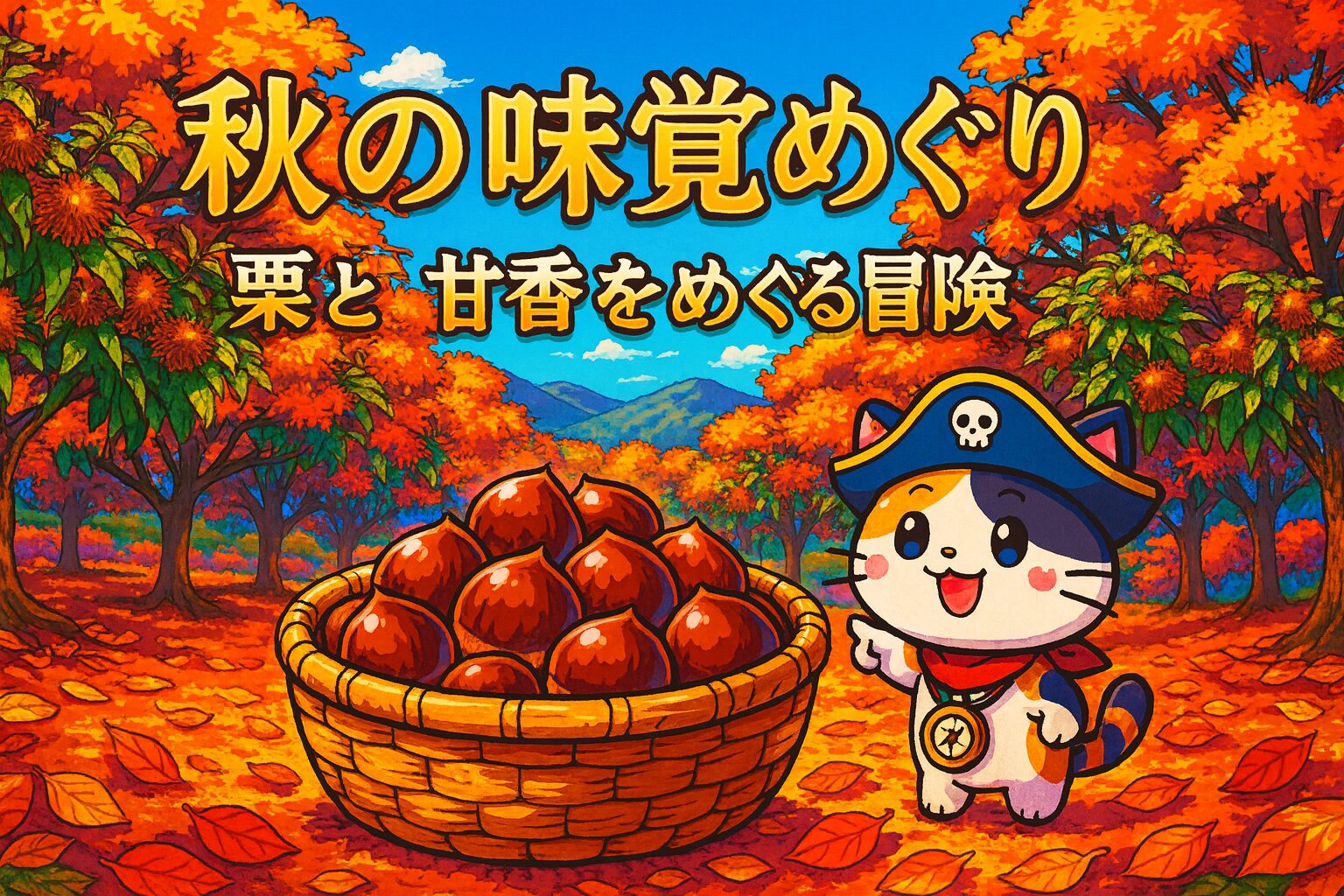 栗と秋空サムネ