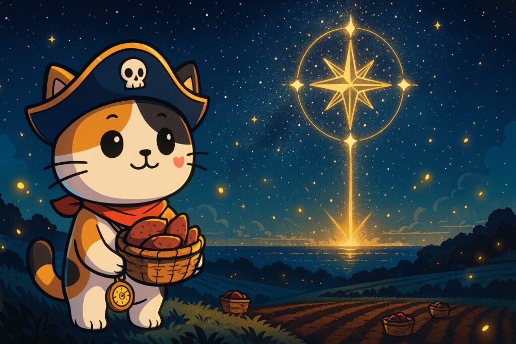 安納芋と星空の余韻