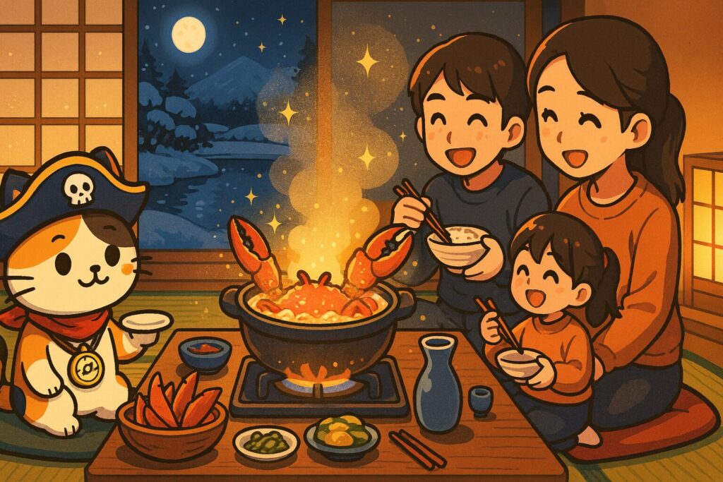 冬の食卓とかに鍋
