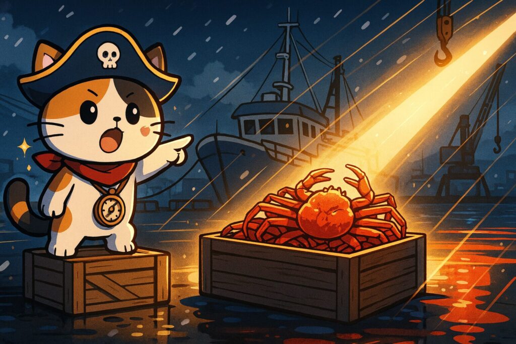 冬港の紅ズワイ速報