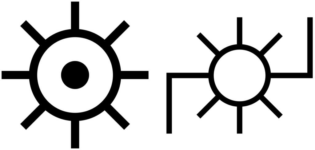 灯台・発電所 地図記号