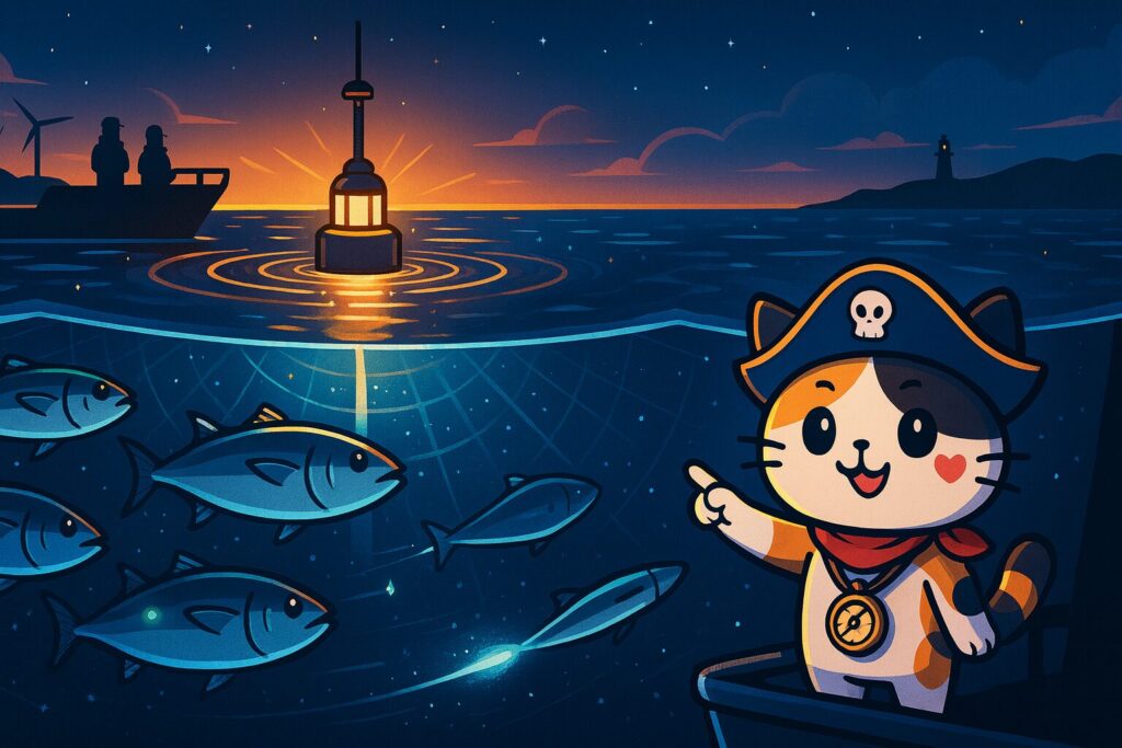 未来の海と寒ブリ