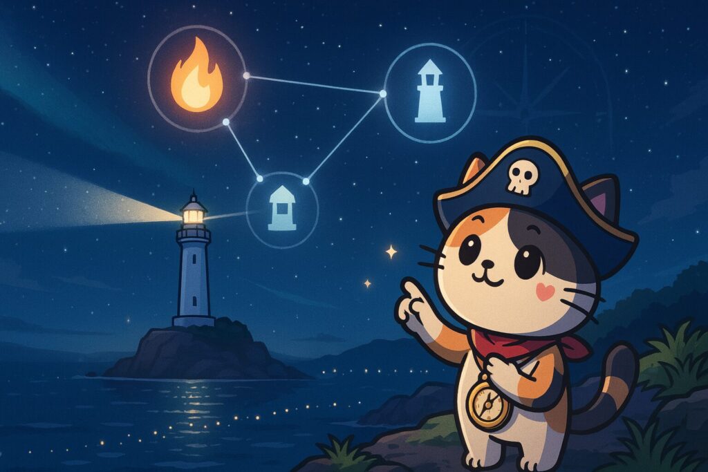 三基準の星座とココロ船長