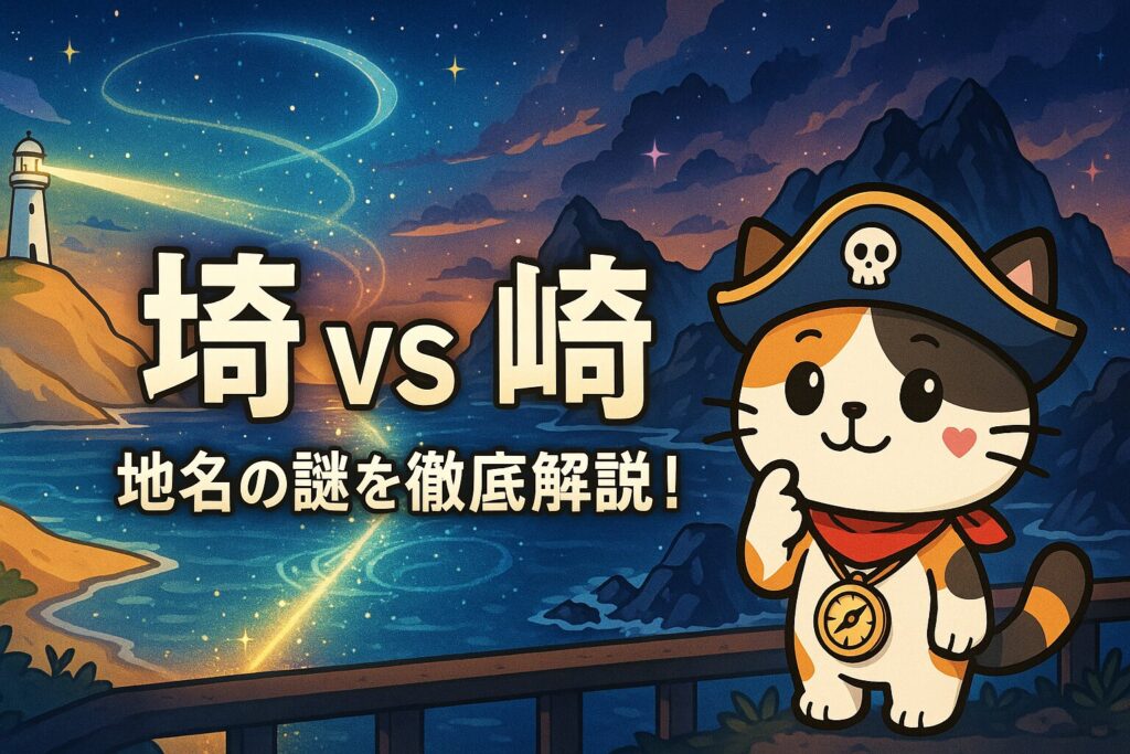 埼と崎の謎とココロ船長