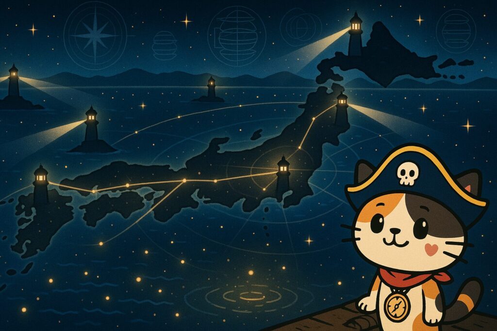 灯台網とココロ船長