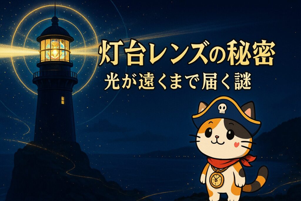 灯台レンズとココロ船長