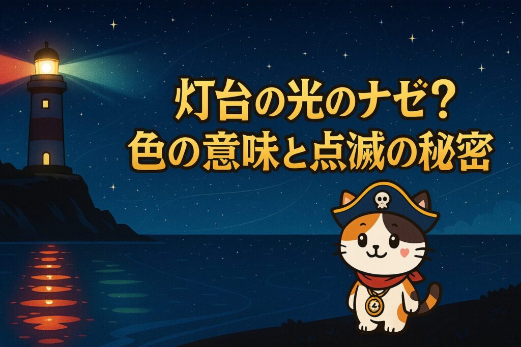 灯台の光とココロ船長