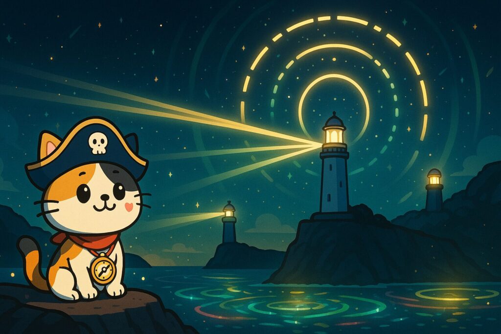 光の時計とココロ船長