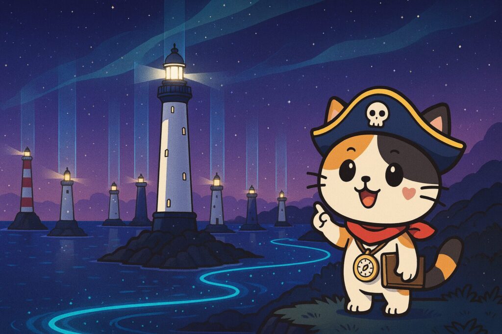 灯台ランキングとココロ船長