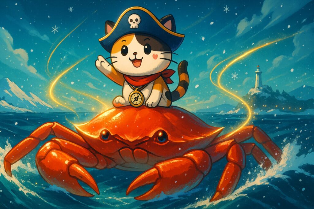 ココロ船長と紅い甲羅