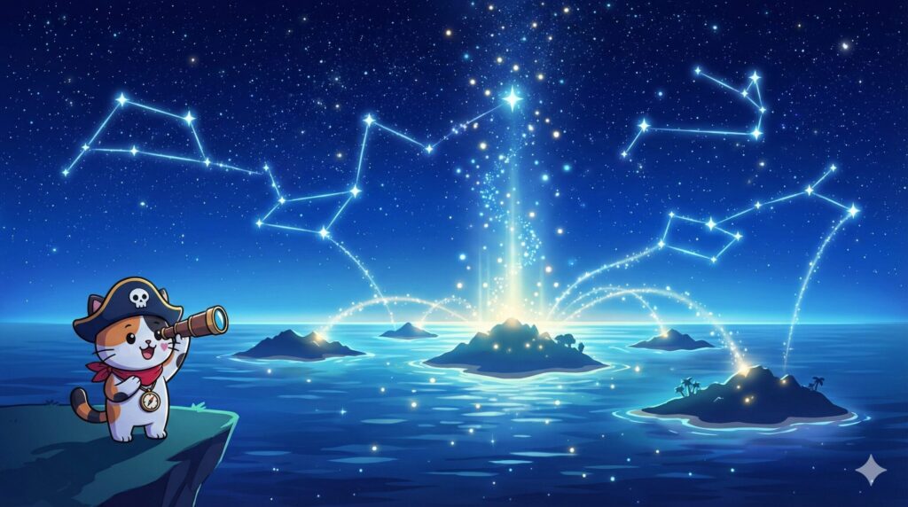 秘密の島とココロ船長