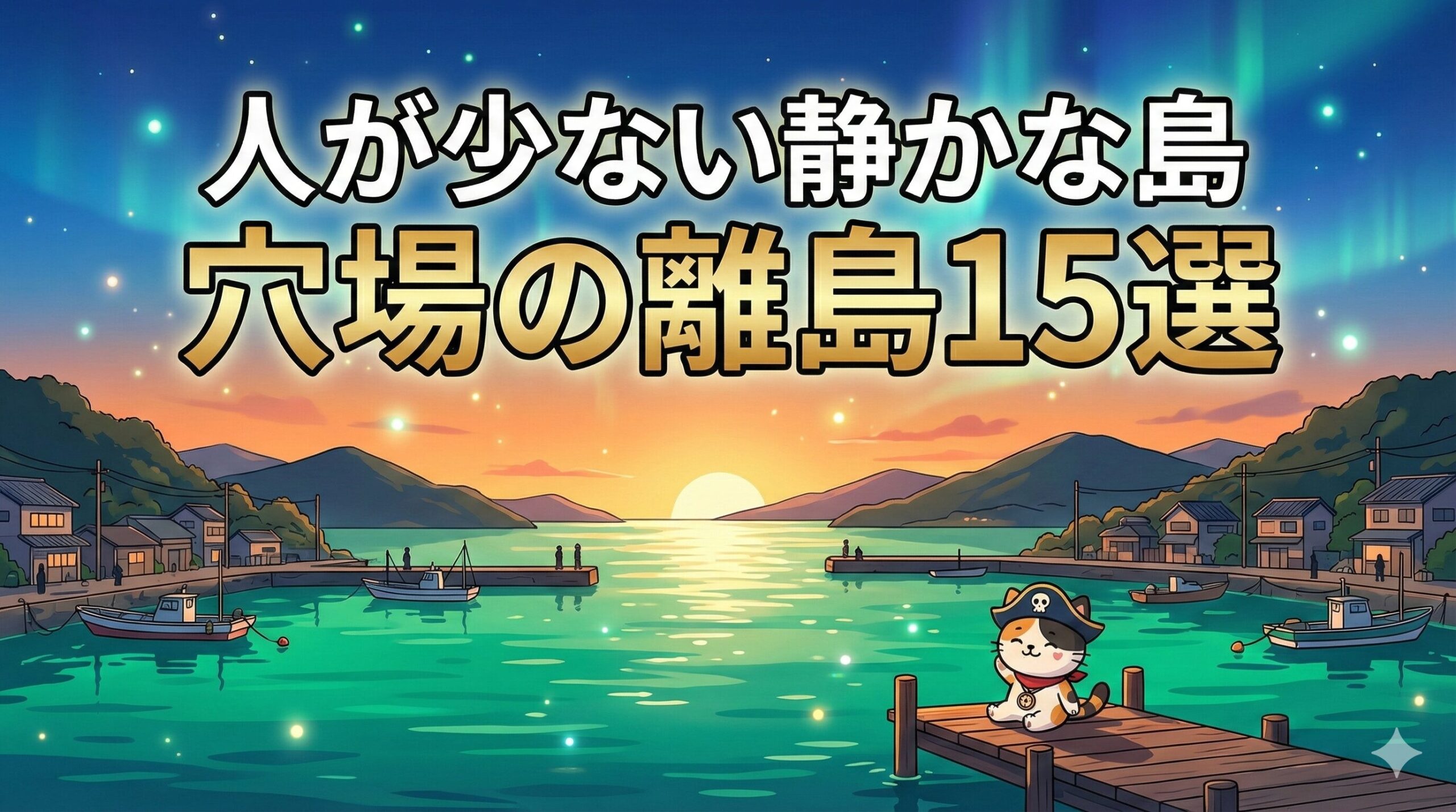 静かな島とココロ船長