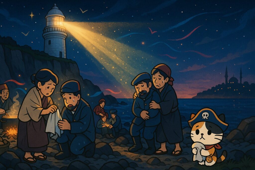 救助の灯台とココロ船長