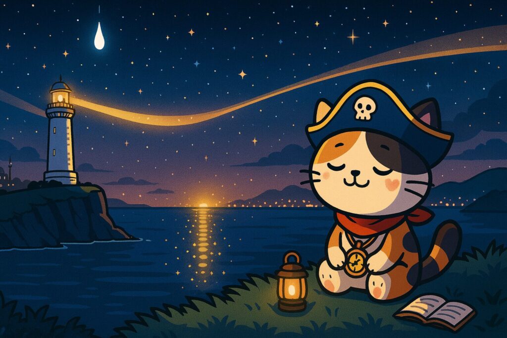 絆の灯台とココロ船長