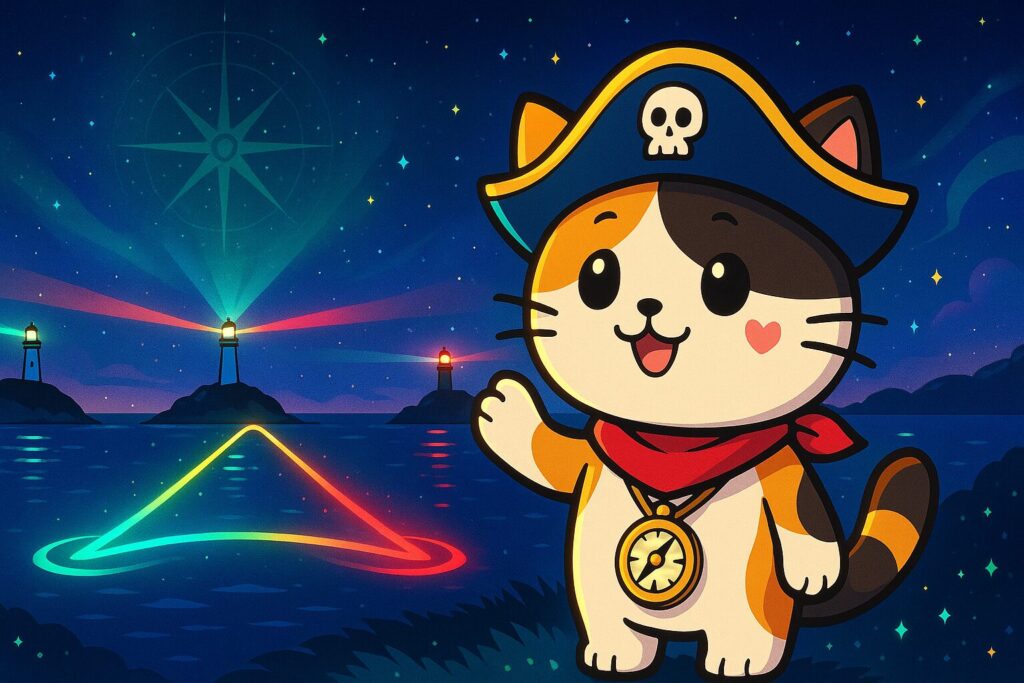 灯台制覇の余韻とココロ船長
