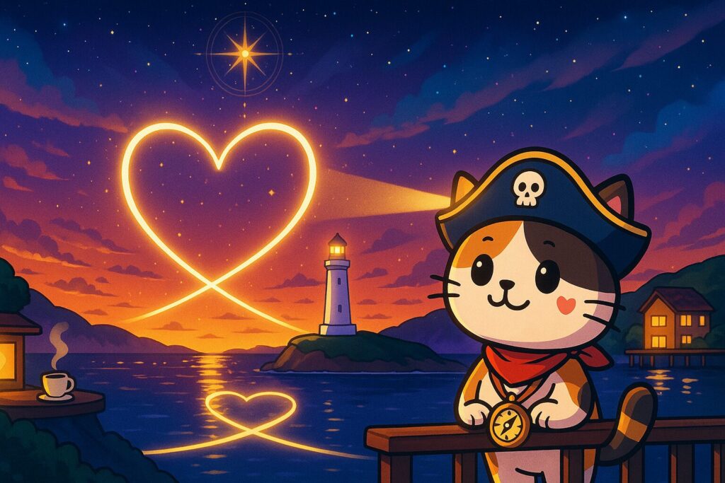 灯台デートとココロ船長
