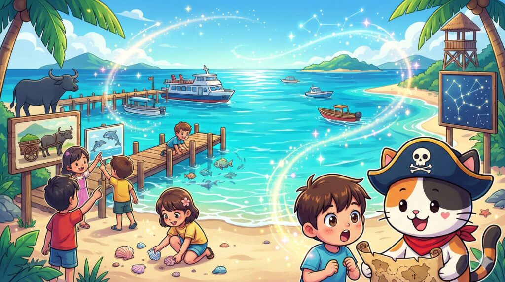 好奇心くすぐる島とココロ船長