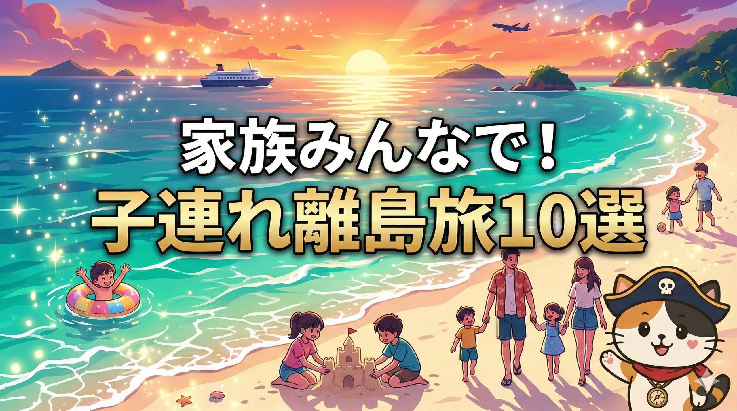 家族の島旅とココロ船長