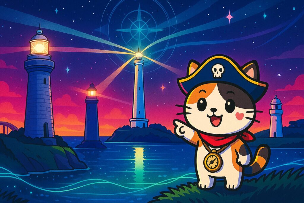 光の星座とココロ船長
