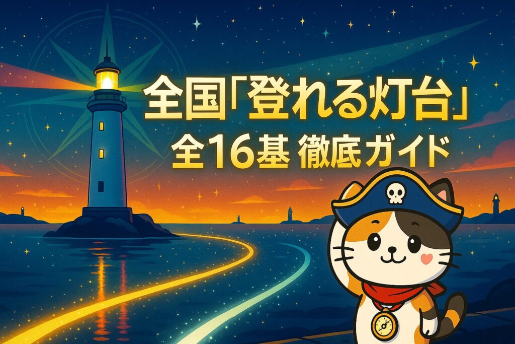 岬の灯台とココロ船長