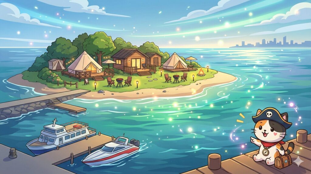 週末離島旅とココロ船長