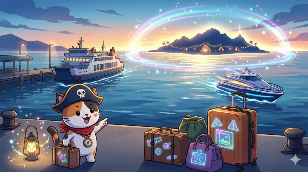 島旅に出るココロ船長