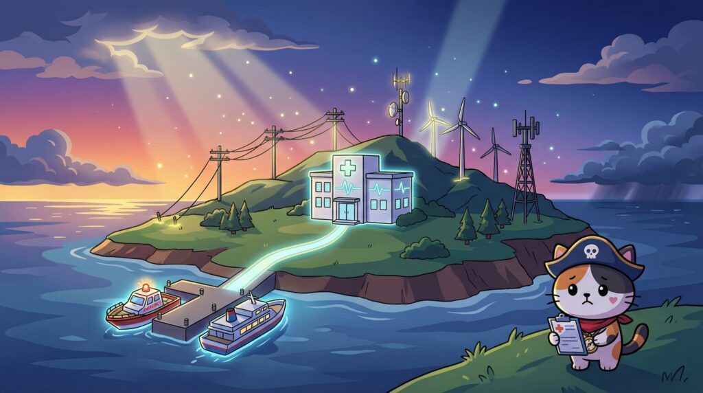 離島インフラとココロ船長