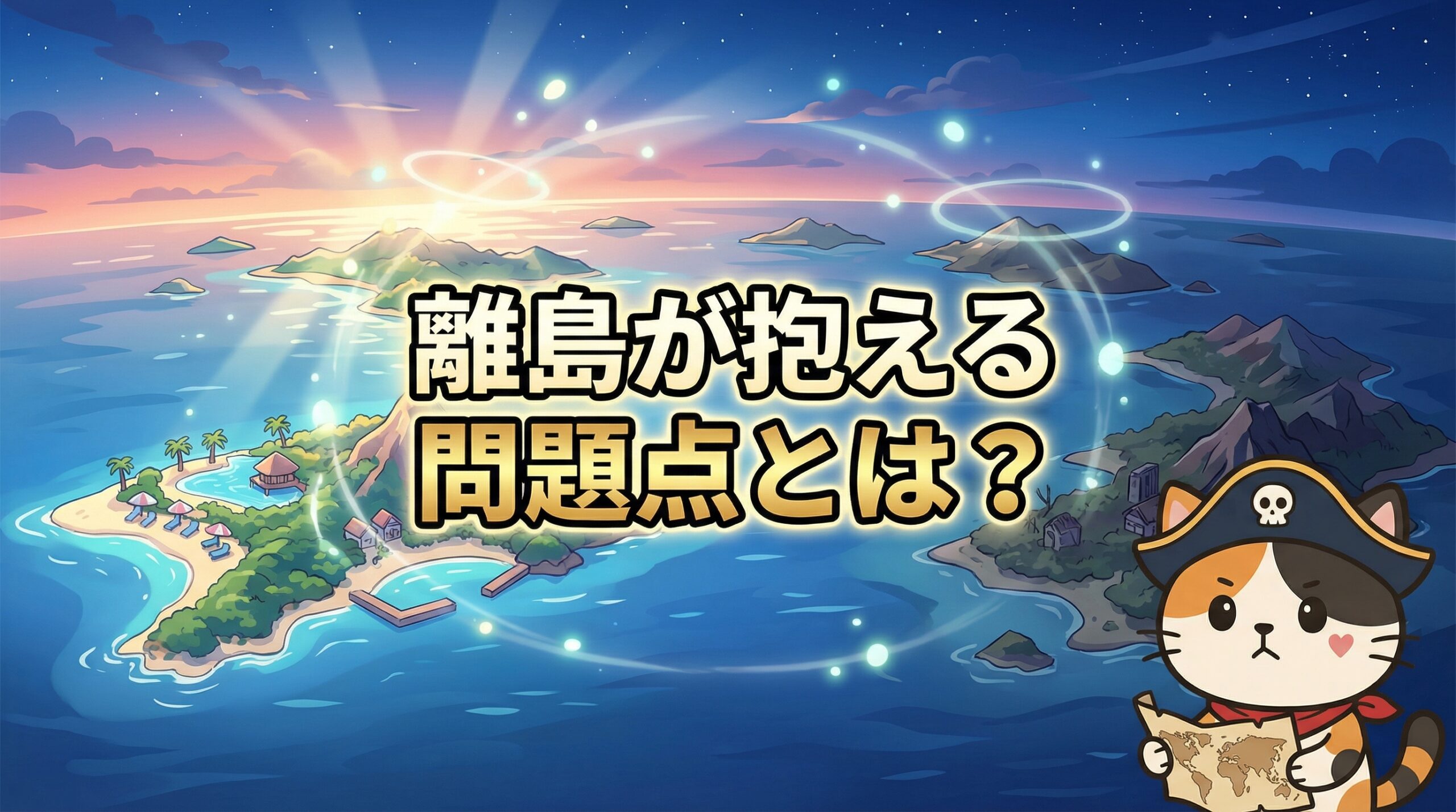 離島の課題を見るココロ船長