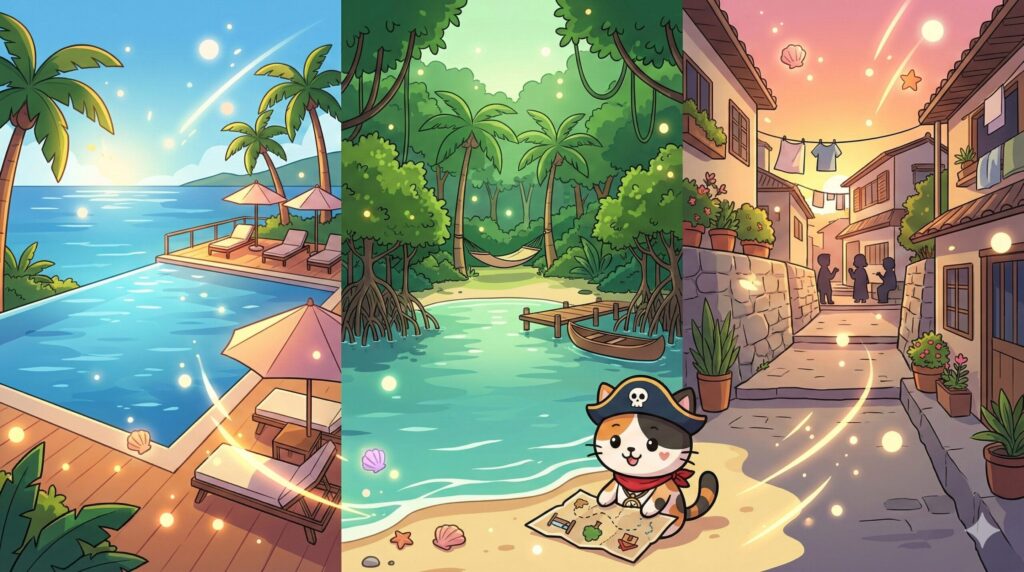 三つの島時間とココロ船長