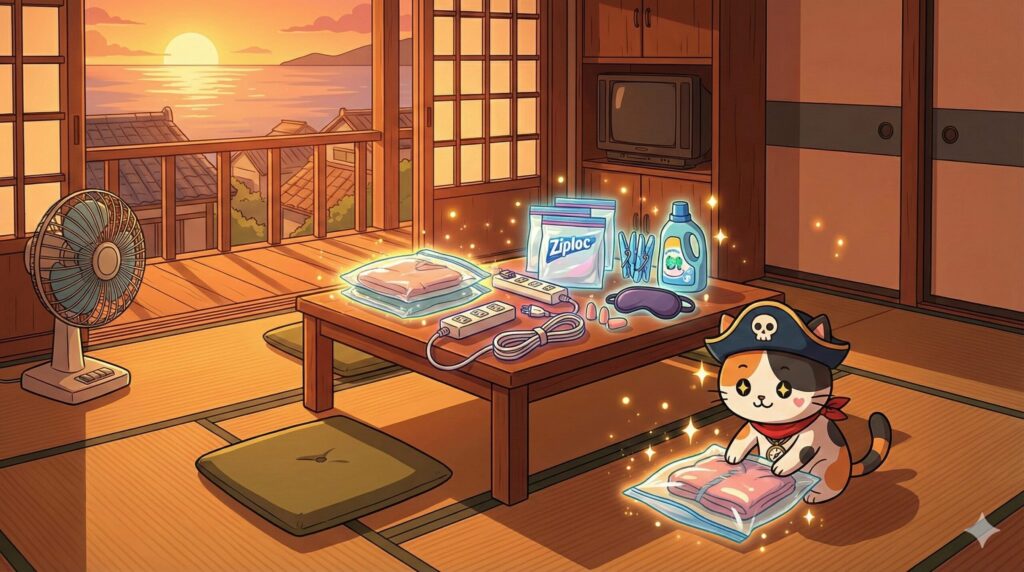 便利グッズとココロ船長