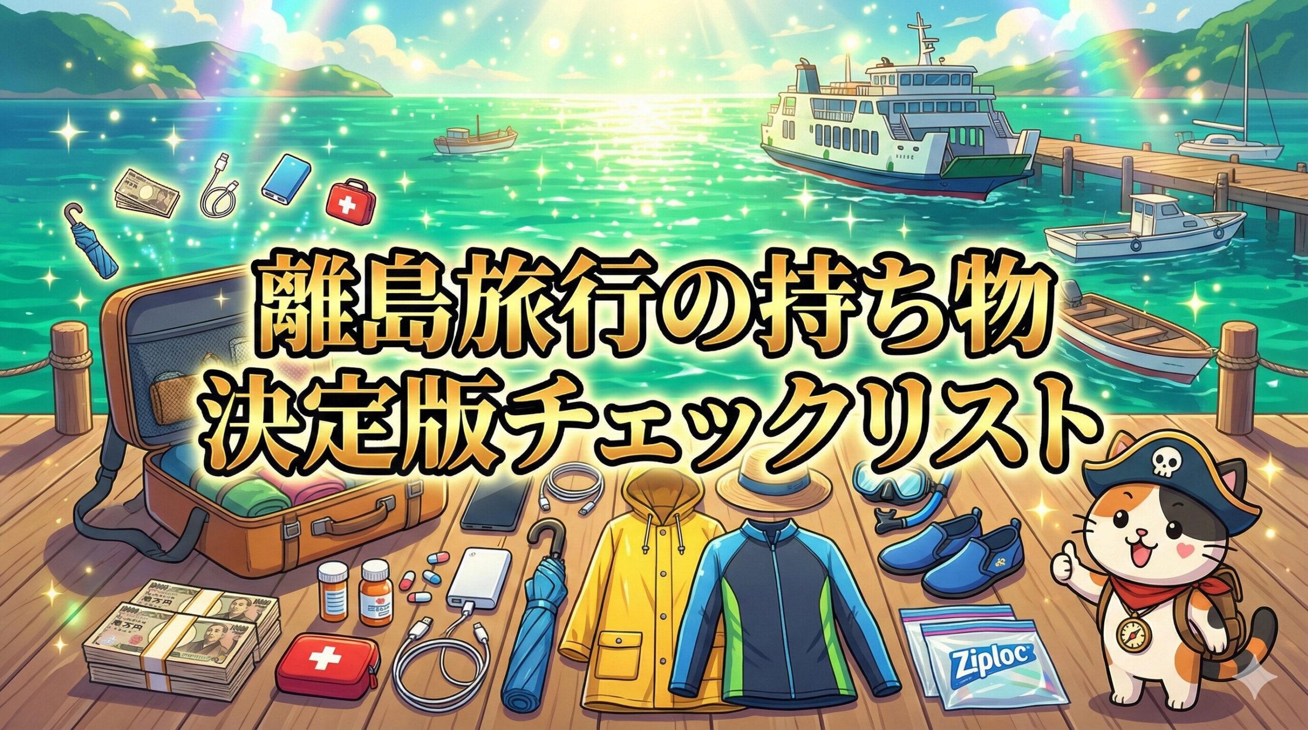 離島の持ち物とココロ船長