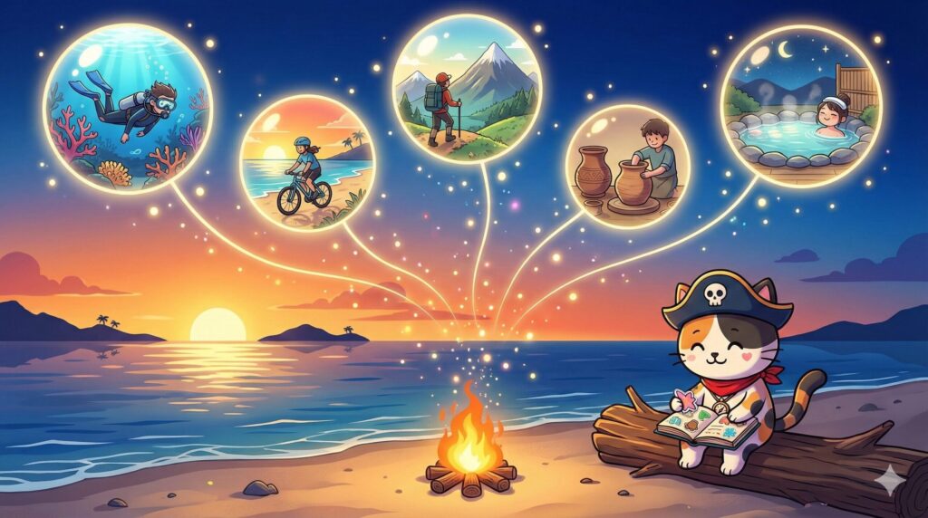 島の思い出とココロ船長