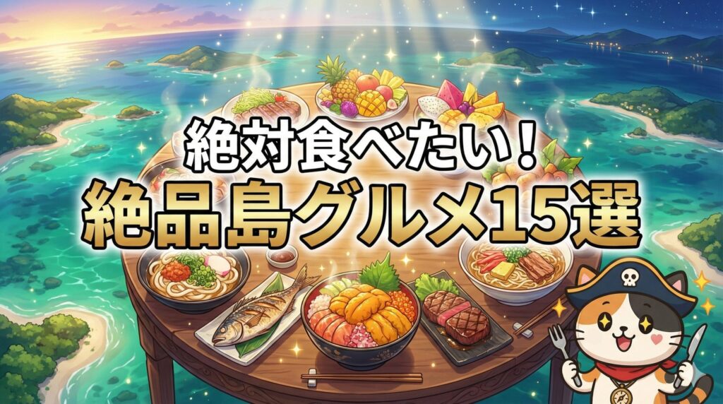 絶品島グルメとココロ船長