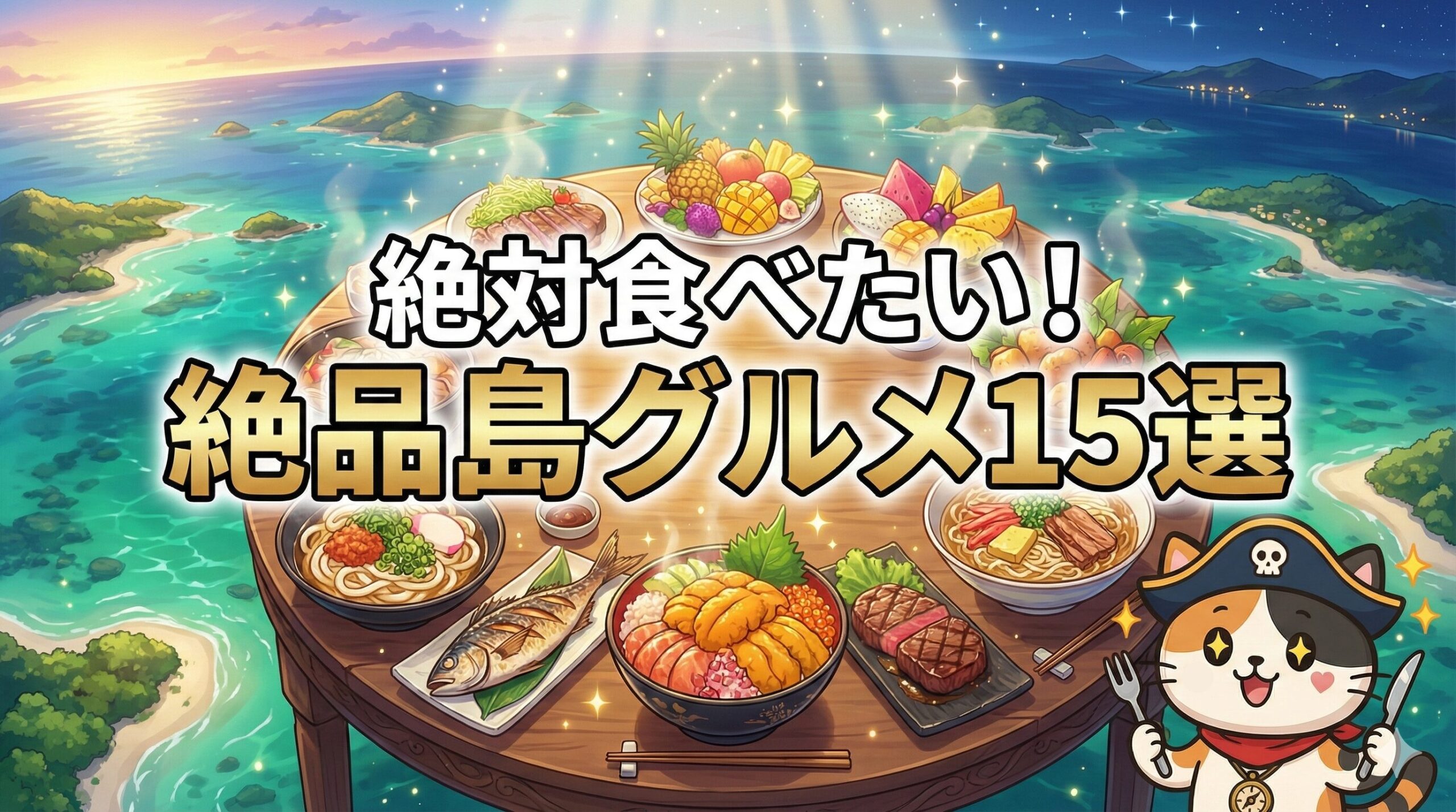 絶品島グルメとココロ船長