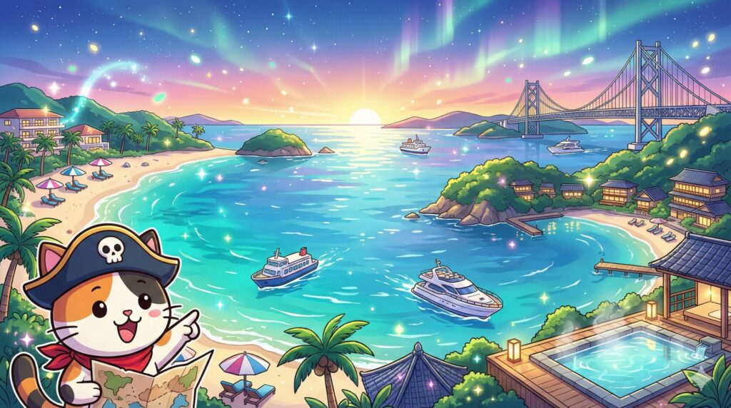 離島リゾートとココロ船長