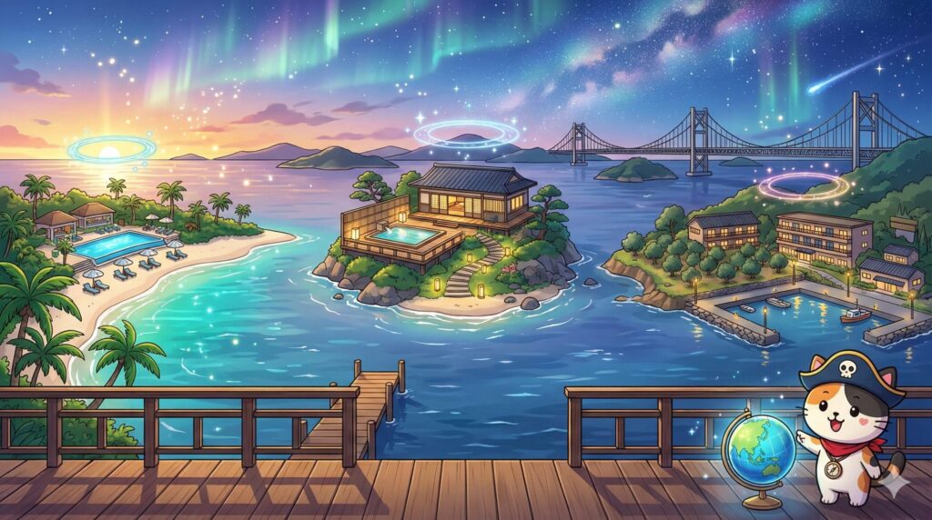 島リゾートとココロ船長