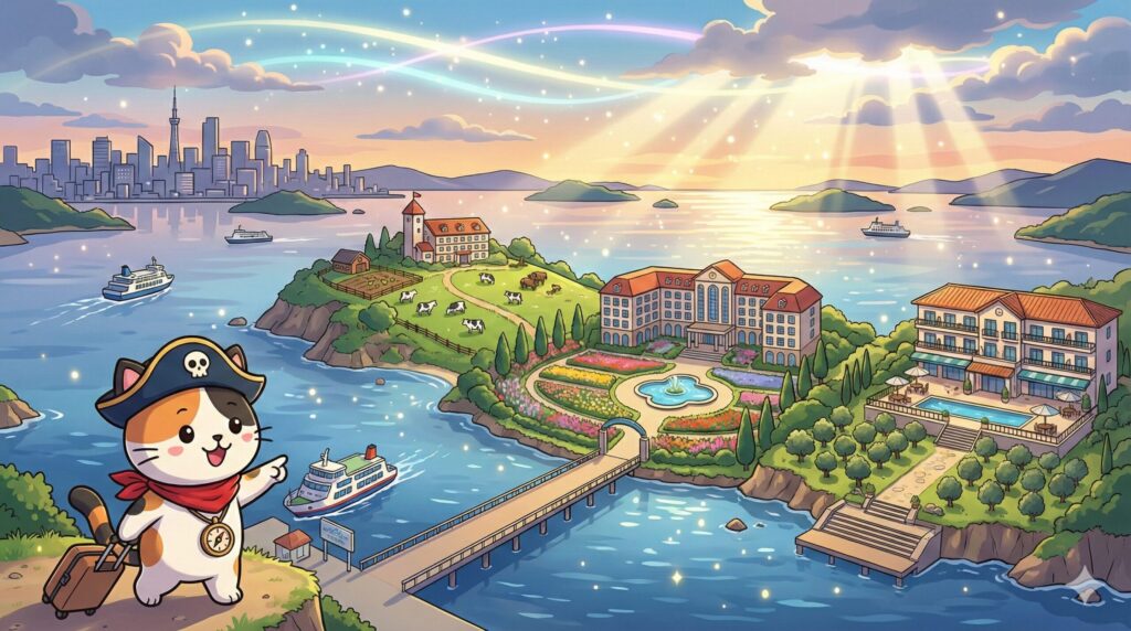 週末リゾートとココロ船長