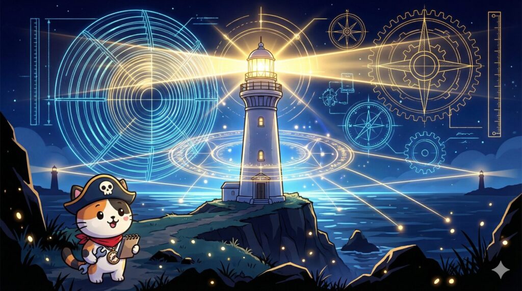 技術史の灯台とココロ船長