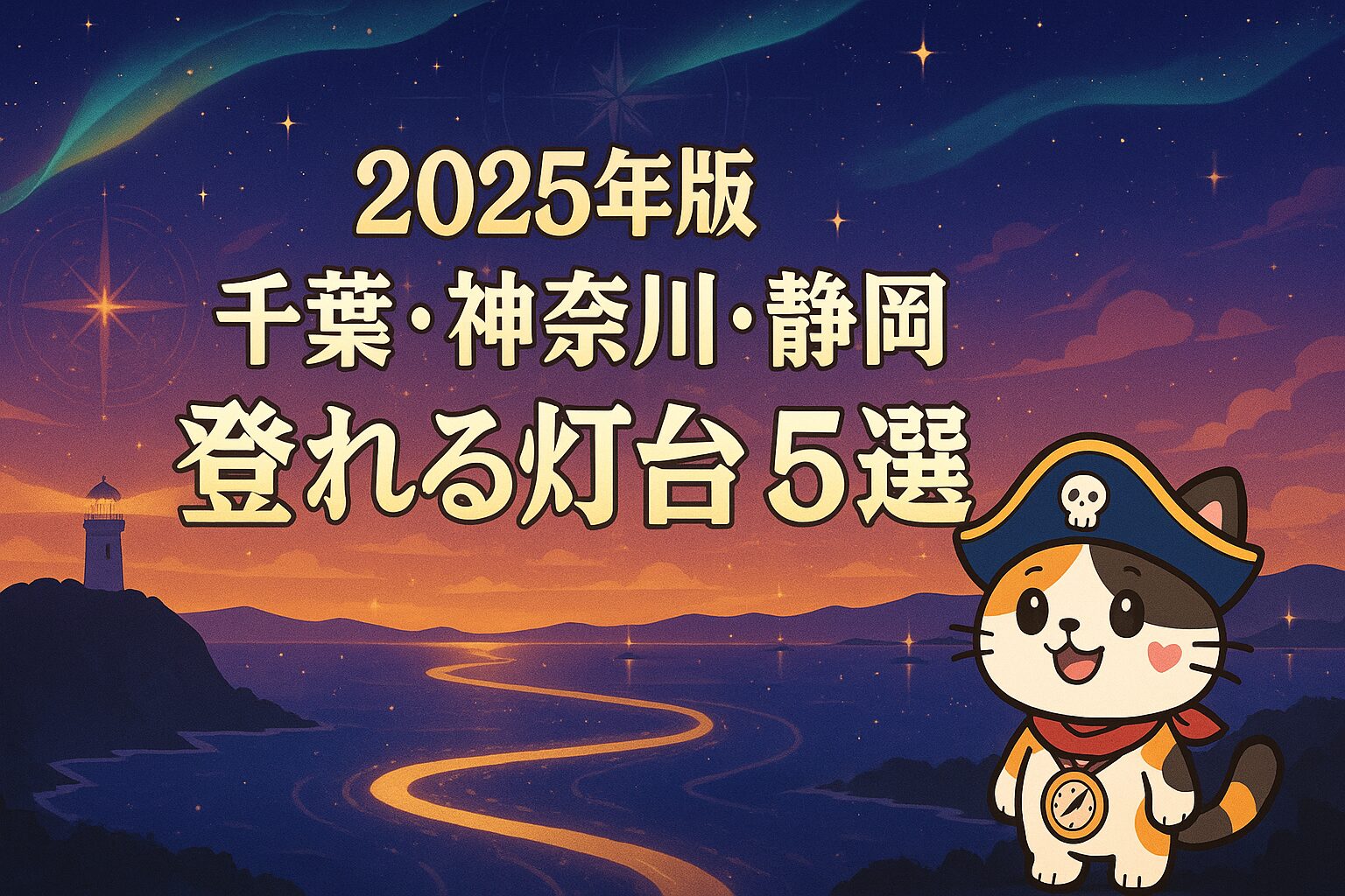 千葉・神奈川・静岡の登れる灯台5選とココロ船長