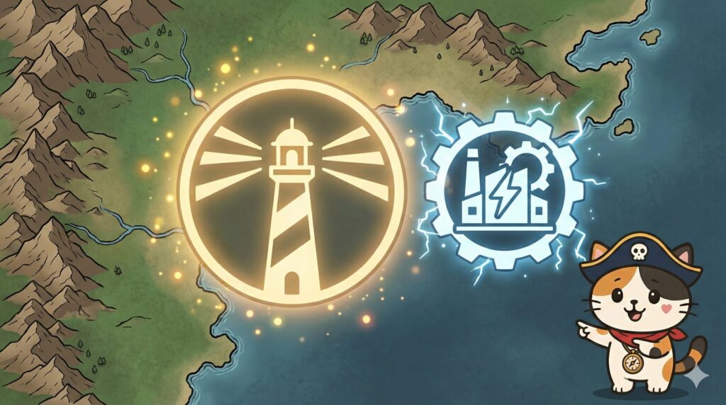 記号比較とココロ船長