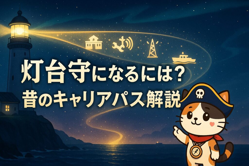 灯台守解説とココロ船長