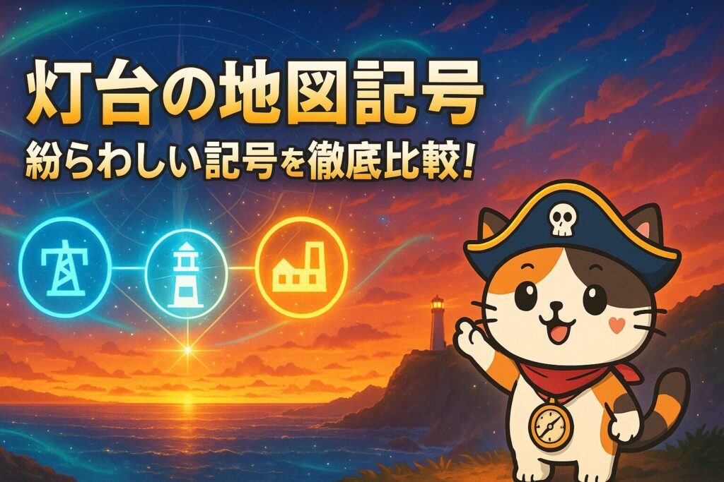 灯台記号比較とココロ船長
