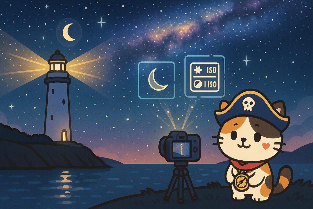 星空撮影のコツとココロ船長