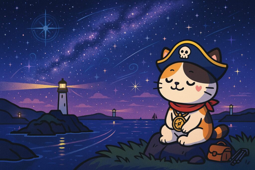 灯台の夜とココロ船長