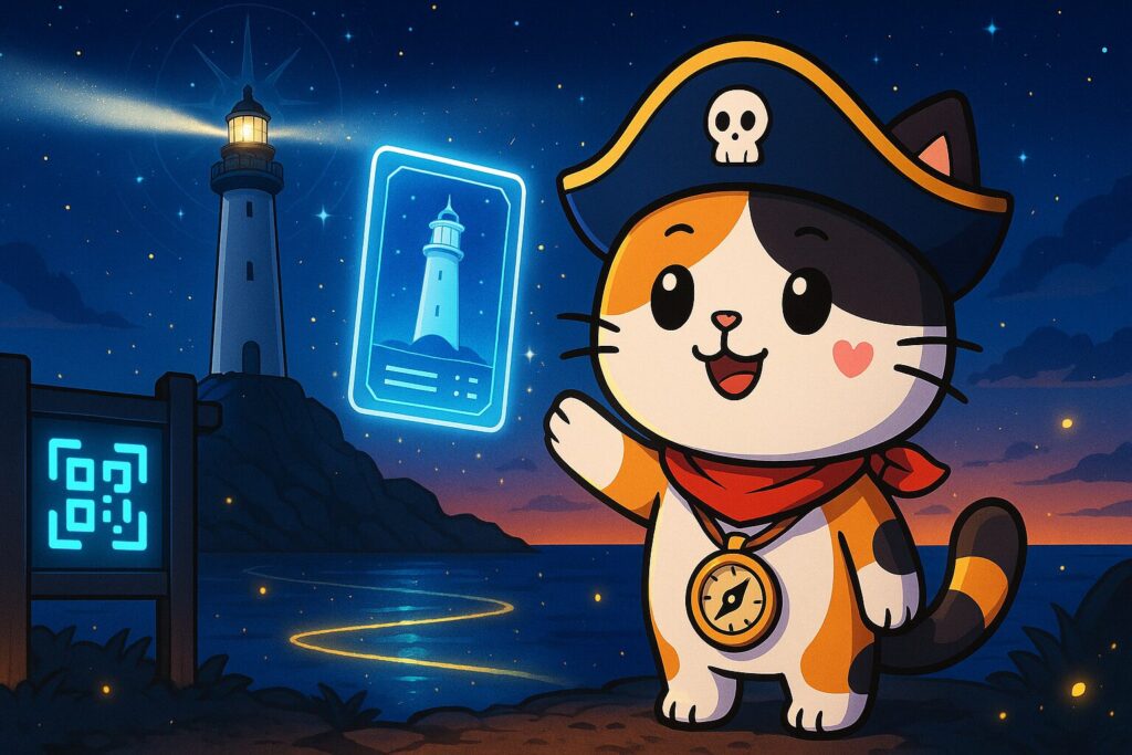 デジタル解説とココロ船長