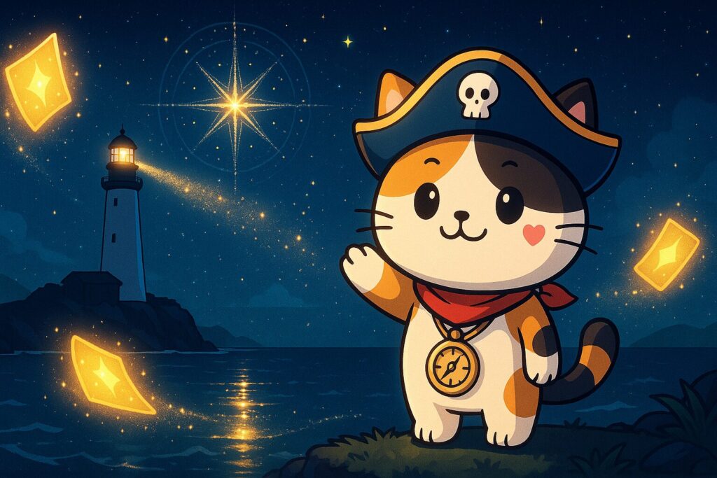 お宝探しとココロ船長
