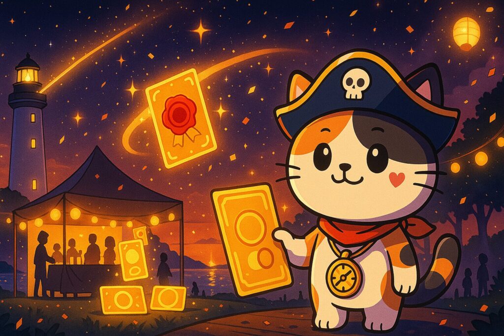 限定配布とココロ船長