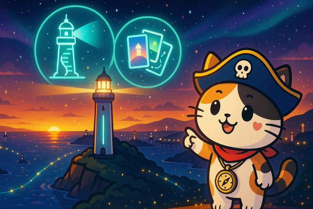 灯台巡りとココロ船長
