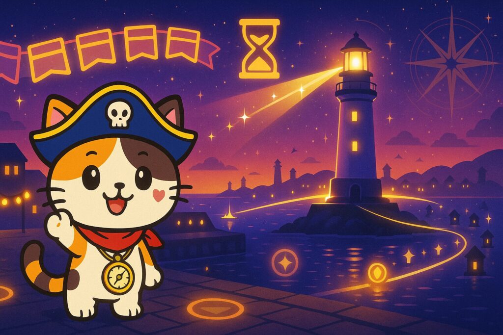 灯台イベントとココロ船長
