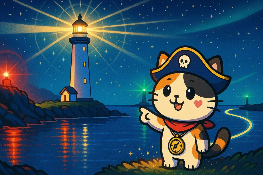 灯台の役割とココロ船長